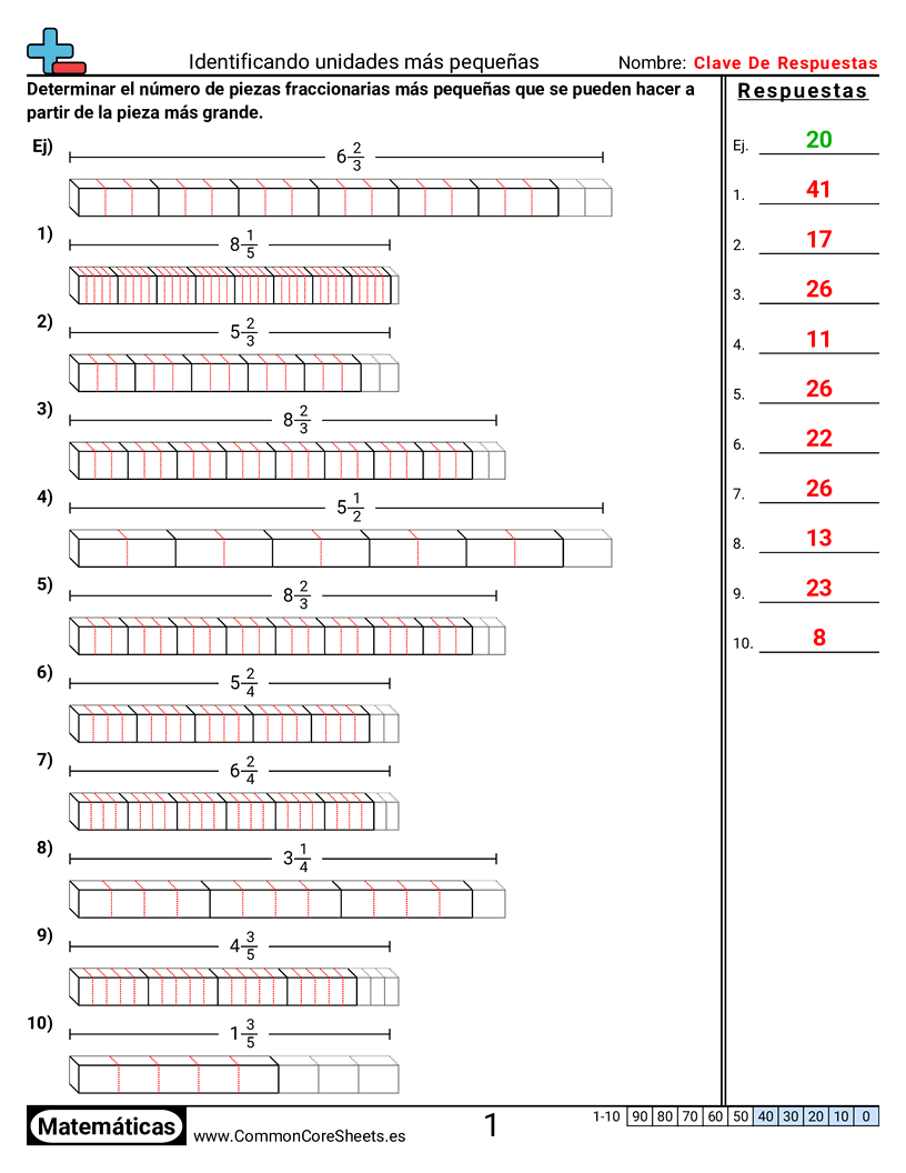 Ejercicios  de volúmenes - Encontrar unidades más pequeñas worksheet