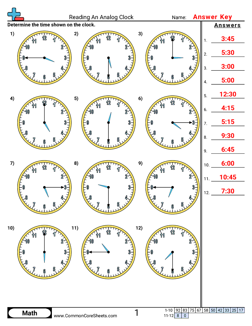 Related worksheet