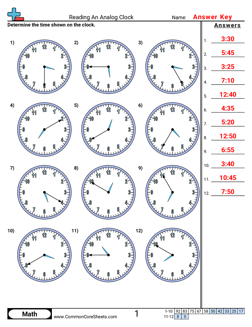 Related worksheet